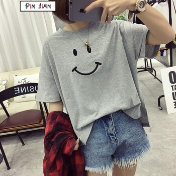 狼中花 波點(diǎn) 短袖 T恤 女 圓領(lǐng)