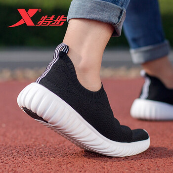 特步（XTEP）跑步鞋黑色（9287） 
