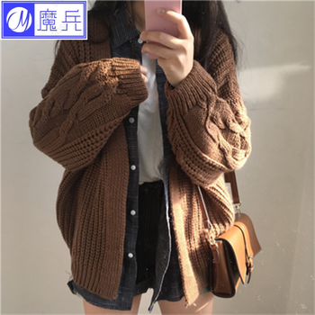 新款開衫毛衣冬款