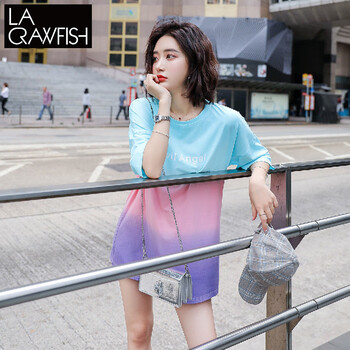 LA CRAWFISH  短袖 T恤 女 圓領(lǐng)