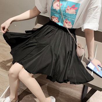 不規則半身裙，微胖妹子的小心機