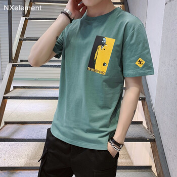逆向元素（NXelement） 短袖 男士T恤 1011墨綠色 