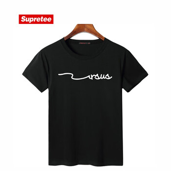 supretee 短袖 男士T恤 簡(jiǎn)約線條 黑色 