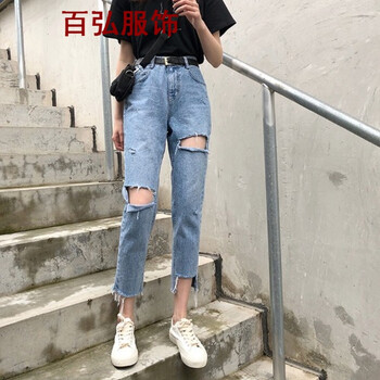 百搭破洞牛仔褲，讓你秒變小鮮肉