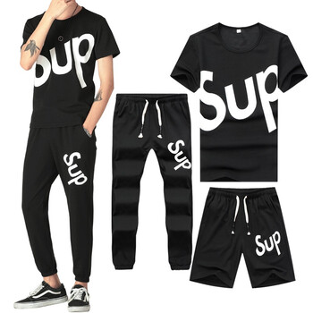 DIOULIFE 短袖 男士T恤 黑色(三件套) 