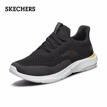 斯凱奇（Skechers）男士黑色/黃色/BKYL 41