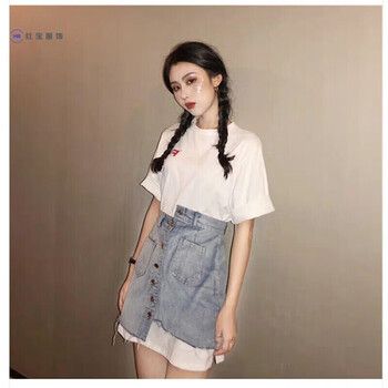俏皮荷葉邊半身裙，打造元氣少女
