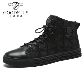 古德斯都（GOODSTUS）男士黑色 38