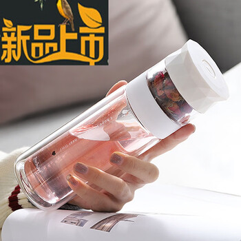 雙層玻璃水杯，健康生活