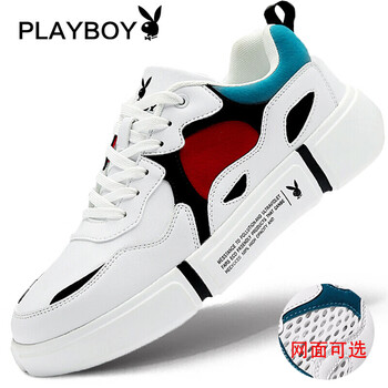 花花公子（PLAYBOY）男士白紅 40