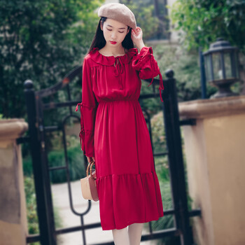 優(yōu)雅條紋連衣裙，打造浪漫小女人