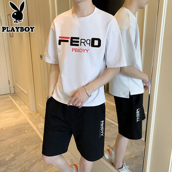 花花公子（PLAYBOY OUTDOOR） 短袖 男士T恤 CT33白色 