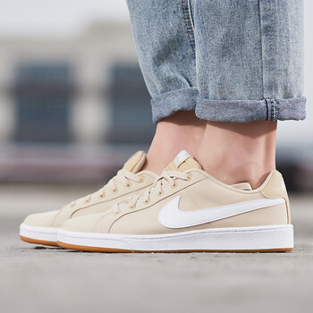 耐克（NIKE）板鞋AA2156-200沙漠礦石黃+白+橡皮淺褐 