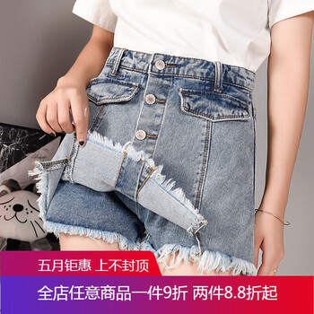 高腰小短裙，微胖妹子的穿搭利器