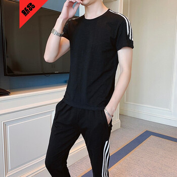 星馬豪 短袖 男士T恤 TZ9205黑色 