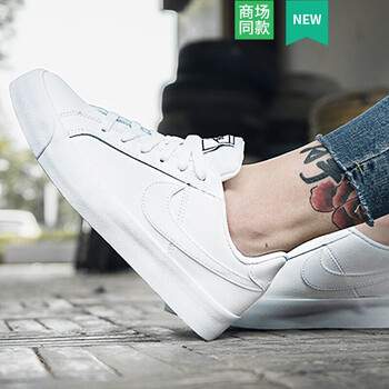 耐克（NIKE）板鞋AO2810-102/白色 皮革鞋面 37.5