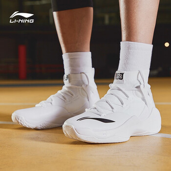 李寧（LI-NING）籃球鞋 ABAN027-1【白色】音速 