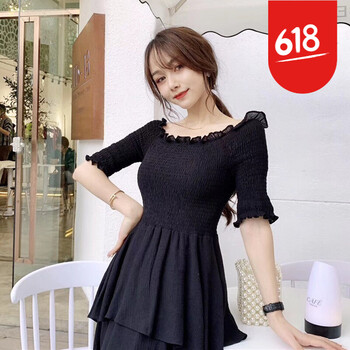 俏皮蕾絲裙，微胖妹子的福音