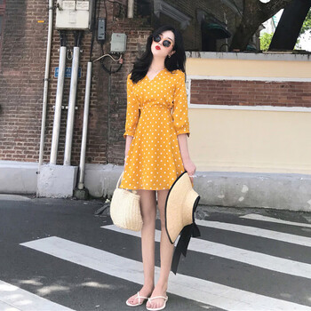 個性印花連衣裙，打造浪漫小仙女