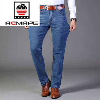 美國蘋果（AEMPPE） 寬松褲 青春休閑 男士牛仔褲