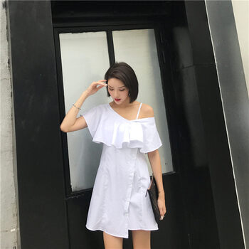 時(shí)尚氣質(zhì)真絲雪紡裙，穿出女神范