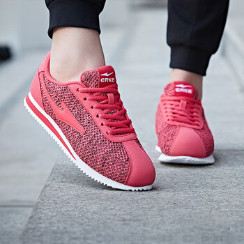 鴻星爾克（ERKE）跑步鞋三角梅紅 40