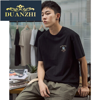 端致（DUANZHI） 短袖 男士T恤 黑色款） 