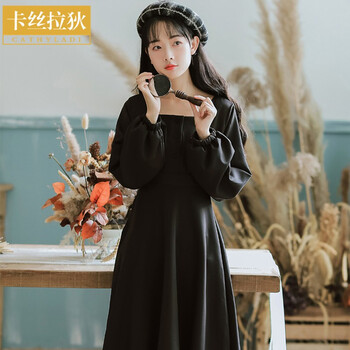 卡絲拉狄（cathyladi） 純色 紐扣 連衣裙