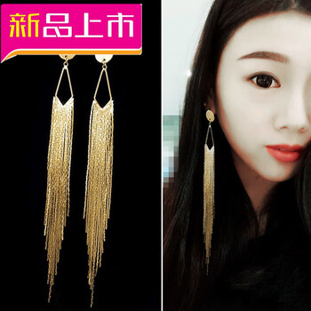 復(fù)古流蘇耳飾，讓你變身精致女神