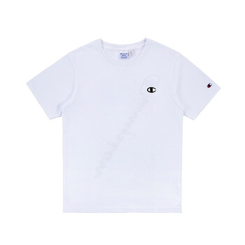 champion 短袖 男士T恤 黑色印花 
