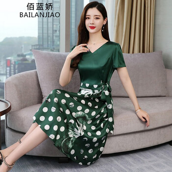 氣質(zhì)印花連衣裙，讓你告別微胖界
