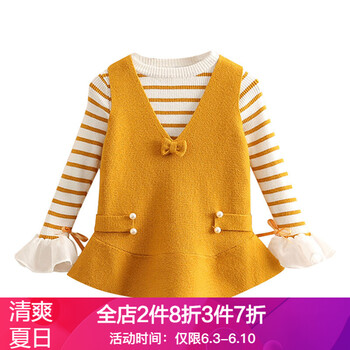 女童裙款上衣秋冬