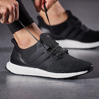 阿迪達(dá)斯（Adidas）跑步鞋BB6166黑色 