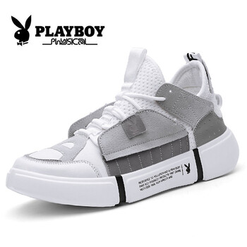 花花公子（PLAYBOY）跑步鞋白色 44，38，39，40，41，42，43
