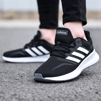 阿迪達斯（Adidas）跑步鞋F(xiàn)36218黑色慢跑鞋 37.5