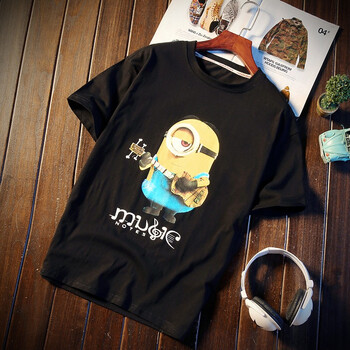 艾瓦櫟 短袖 男士T恤 D147黑色 