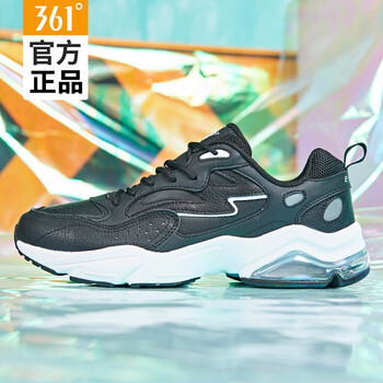 361°跑步鞋曜石黑/白（男鞋） 35，36，37，38，39，40
