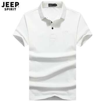 Jeep 短袖 男士T恤 TS0033白色 