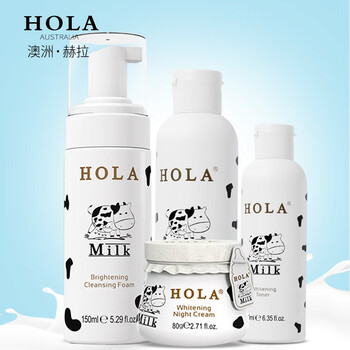 hola牛奶潔面慕斯