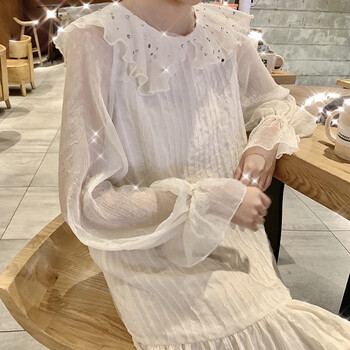 網(wǎng)紗連衣裙，打造性感女神范
