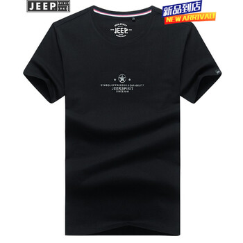 吉普（JEEP） 長(cháng)袖 男士T恤 4011黑色 