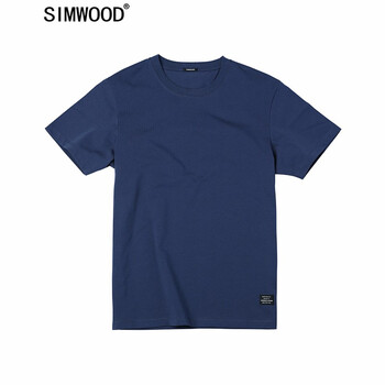 SIMWOOD 短袖 男士T恤 海軍藍(lán) 