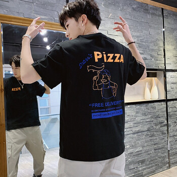 迪欖 短袖 男士T恤 T180黑色 