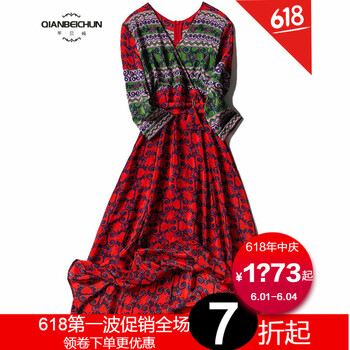 撞色連衣裙，打造你的少女心