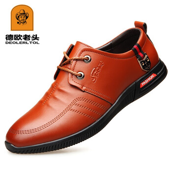 德歐老頭（DEOLERLTOL）男士DF917單鞋平底棕色 40