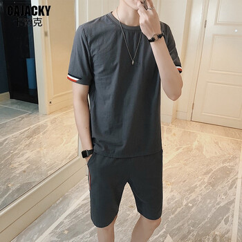 卡爵克（Cajacky） 短袖 男士T恤 深灰色 