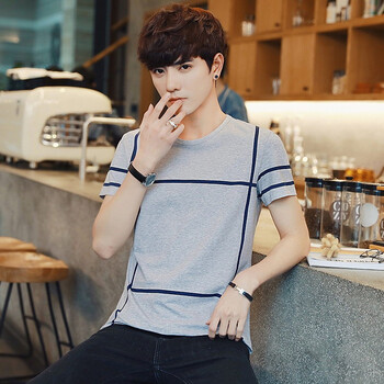 EQG 短袖 男士T恤 701灰色 