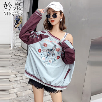 姈泉（NINQANG） 圓領(lǐng) 長袖 女 短外套 水洗