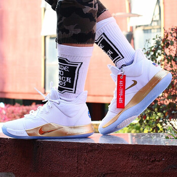 耐克（NIKE）籃球鞋CI2667-100 白金/保羅喬治3代 42