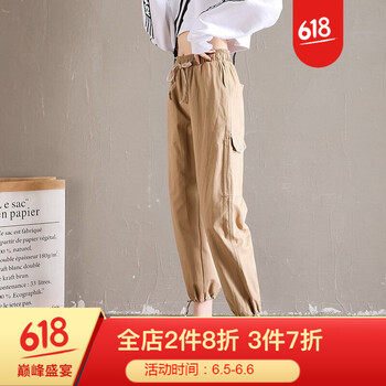 卡其直筒牛仔褲